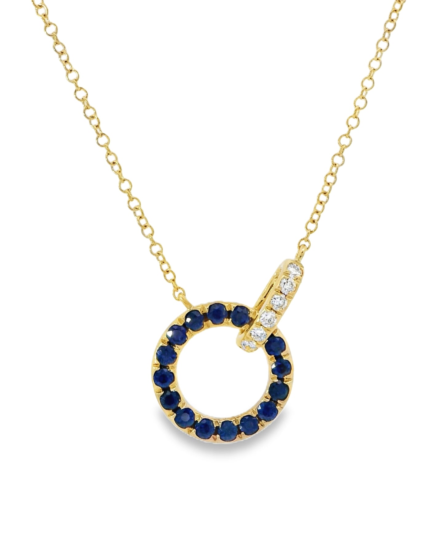 Collier Astre Bleu