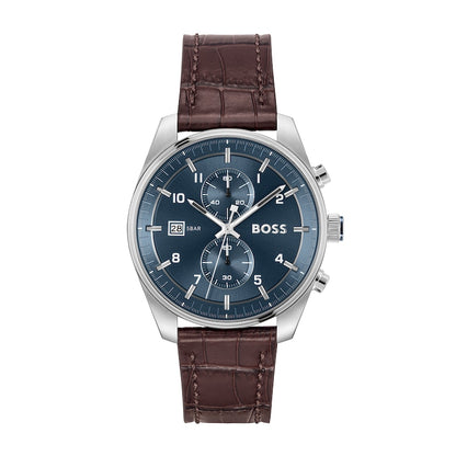 Montre Skytraveller Cuir Brun