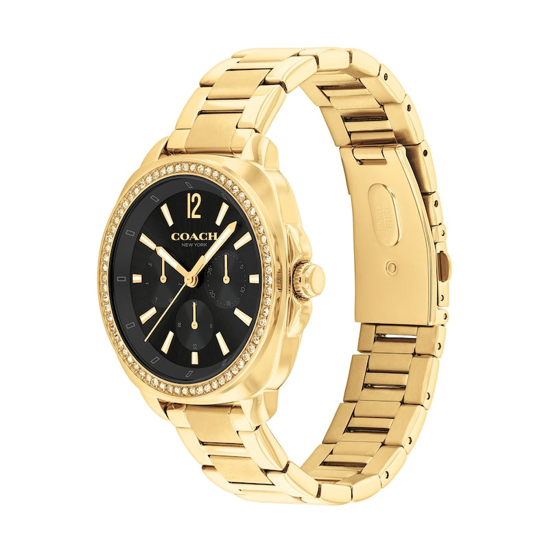 Montre Coach Kitt Doré et Noir
