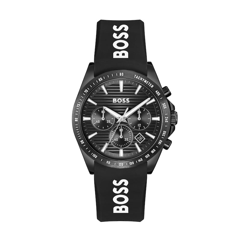 Chronograph Watch - Brown Leather