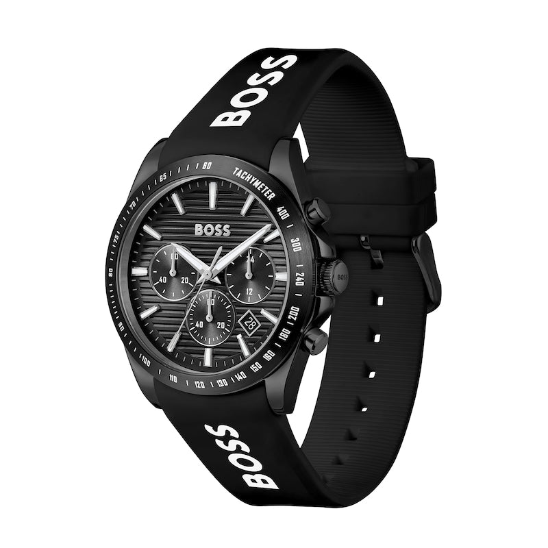 Chronograph Watch - Brown Leather
