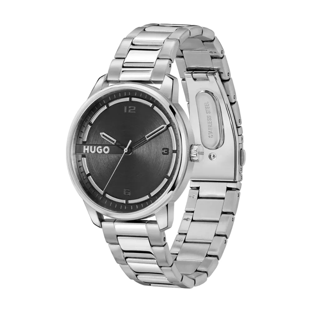 Montre Stamp - Fond Noir